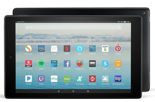 Amazon Fire HD 10 tablet (newest model) built for relaxation, 10.1" vibrant Full HD screen, octa-core processor, 3 GB RAM, 32 GB, Black, without lockscreen ads