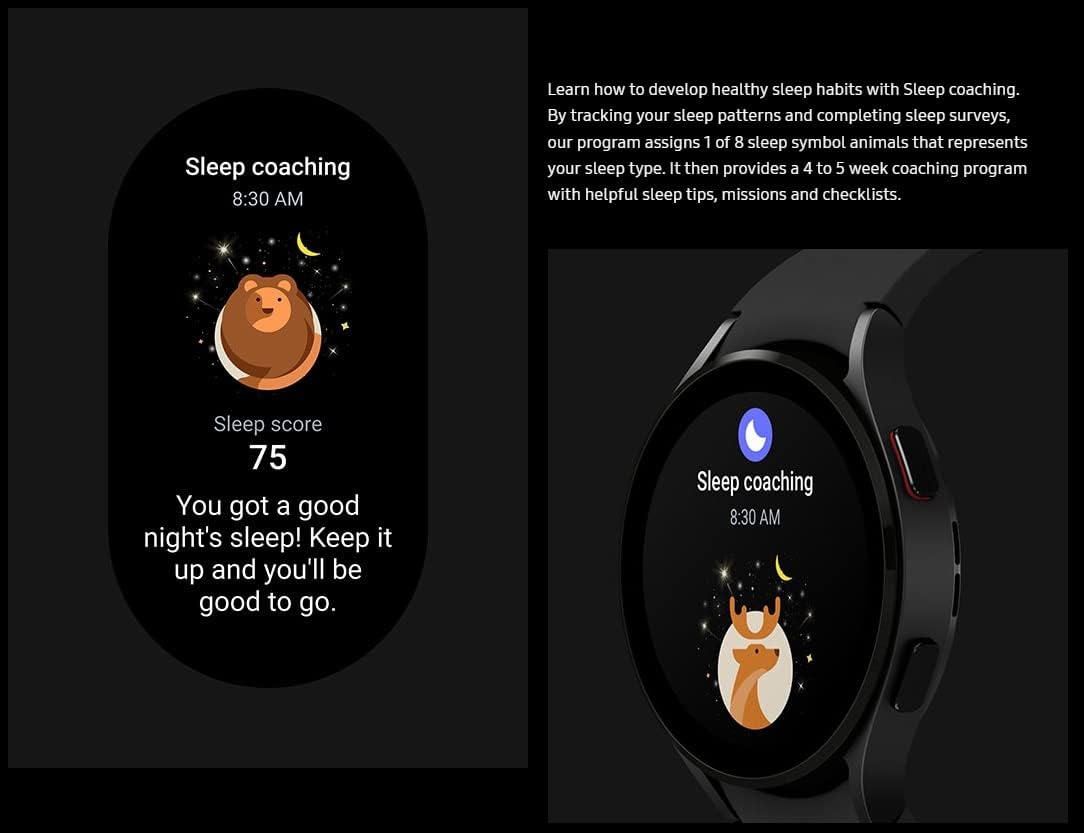 Samsung Galaxy Watch 4 Classic 46mm Smartwatch with ECG Monitor Tracker for Health Fitness Running Sleep Cycles GPS Fall Detection LTE US Version, Black