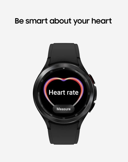 Samsung Galaxy Watch 4 Classic 46mm Smartwatch with ECG Monitor Tracker for Health Fitness Running Sleep Cycles GPS Fall Detection LTE US Version, Black
