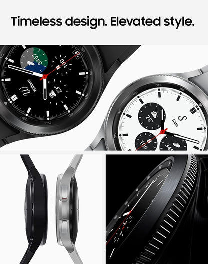 Samsung Galaxy Watch 4 Classic 46mm Smartwatch with ECG Monitor Tracker for Health Fitness Running Sleep Cycles GPS Fall Detection LTE US Version, Black