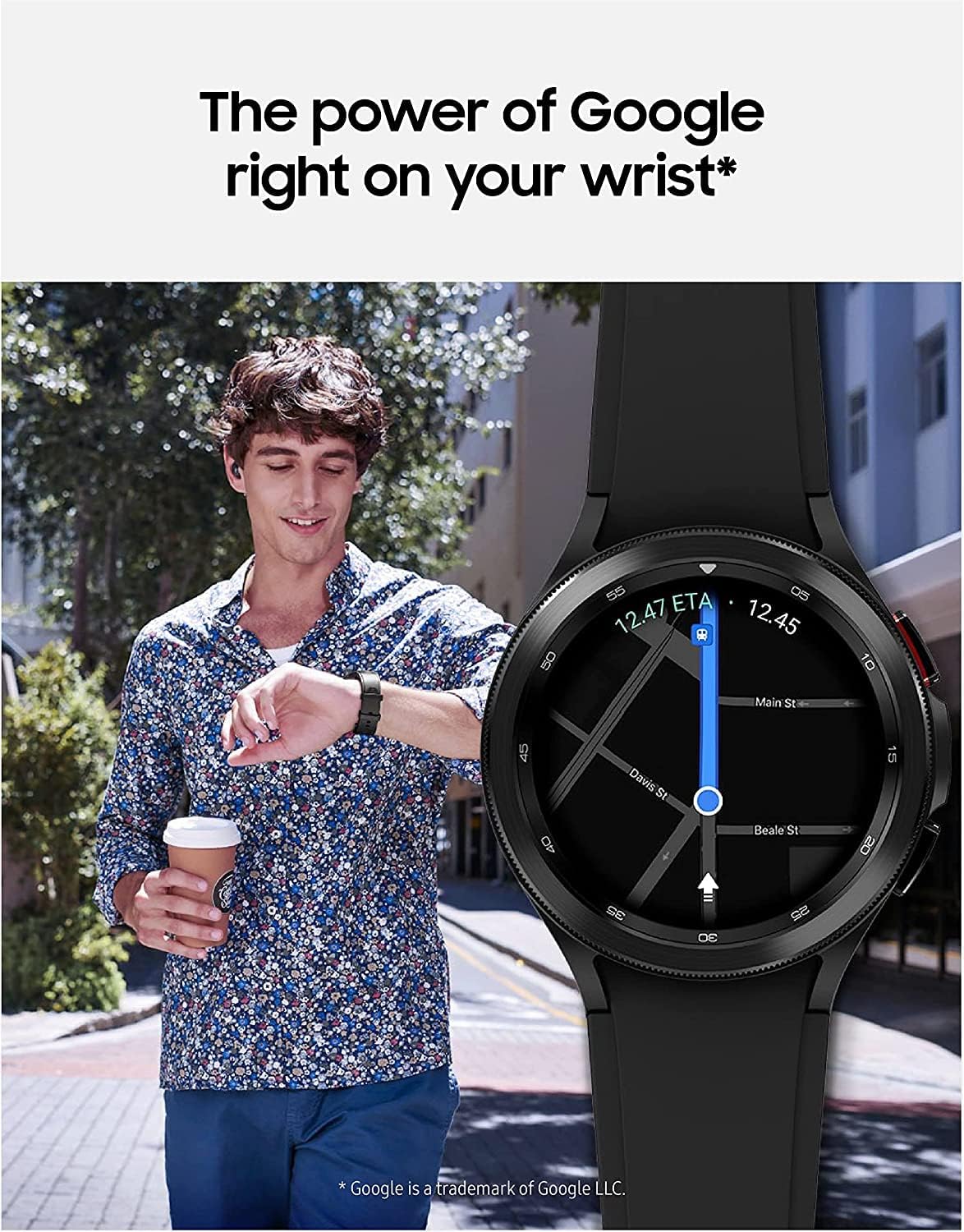 Samsung Galaxy Watch 4 Classic 46mm Smartwatch with ECG Monitor Tracker for Health Fitness Running Sleep Cycles GPS Fall Detection LTE US Version, Black