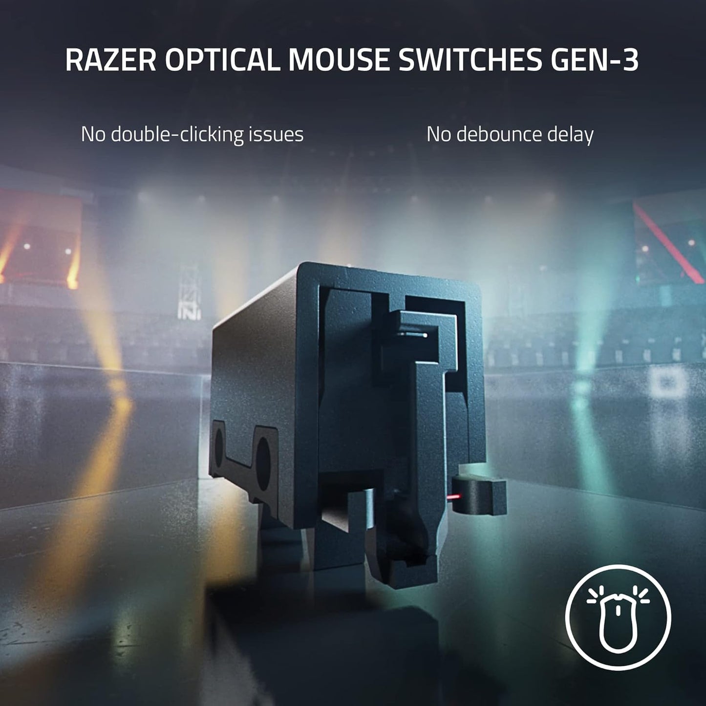 Razer DeathAdder V3 Pro Gaming Mouse: 63g Ultra Lightweight - Focus Pro 30K Optical Sensor - Fast Optical Switches Gen-3 - HyperSpeed Wireless - 5 Programmable Buttons - 90 Hr Battery - Black