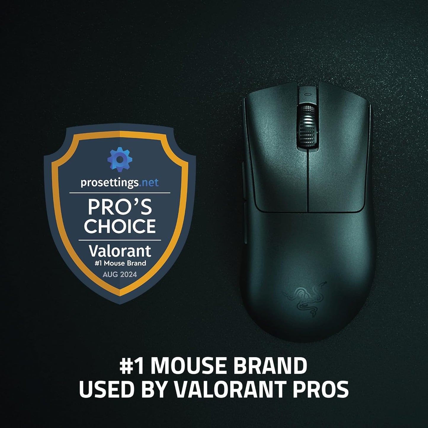 Razer DeathAdder V3 Pro Gaming Mouse: 63g Ultra Lightweight - Focus Pro 30K Optical Sensor - Fast Optical Switches Gen-3 - HyperSpeed Wireless - 5 Programmable Buttons - 90 Hr Battery - Black