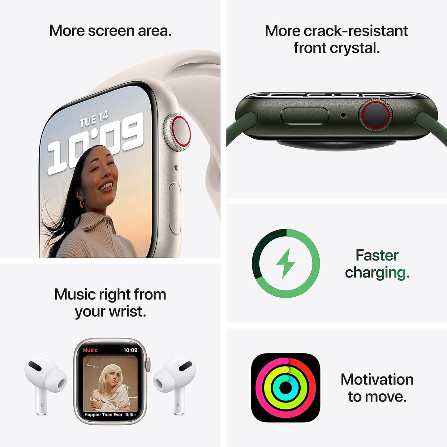 Apple Watch Series 7 [GPS + Cellular 45mm] Smart watch w/Blue Aluminum Case with Abyss Blue Sport Band. Fitness Tracker, Blood Oxygen & ECG Apps, Always-On Retina Display, Water Resistant AppleCare